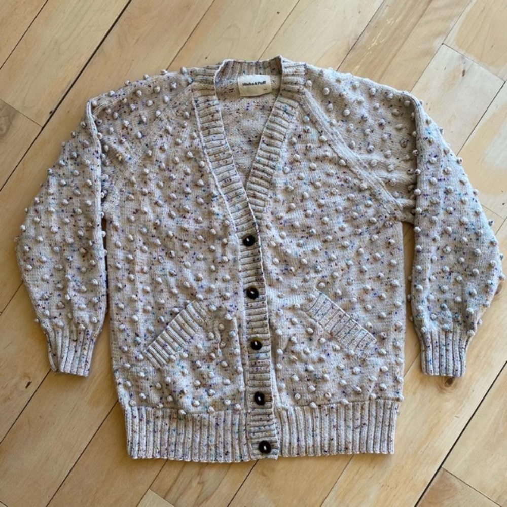 Misha & Puff iris long cardigan - merino wool - xs/s